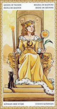 Queen Of Wands Tarot Elements